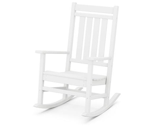 Polywood White Estate Rocking Chair